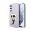 Coque Galaxy S23+ Karl Lagerfeld Silicone NFT Ikonik violette