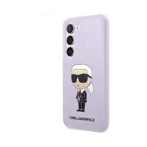 Coque Galaxy S23+ Karl Lagerfeld Silicone NFT Ikonik violette — visuel 2