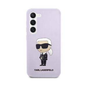 Coque Galaxy S23+ Karl Lagerfeld Silicone NFT Ikonik violette — visuel 3