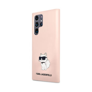 Coque Galaxy S23 Ultra Karl Lagerfeld Silicone NFT Choupette rose — visuel 2
