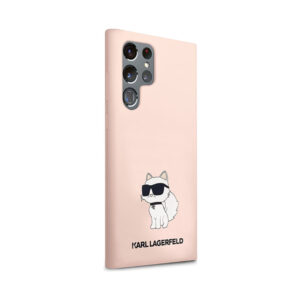 Coque Galaxy S23 Ultra Karl Lagerfeld Silicone NFT Choupette rose — visuel 4