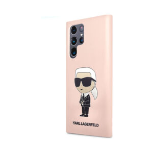 Coque Galaxy S23 Ultra Karl Lagerfeld Silicone NFT Ikonik rose — visuel 2