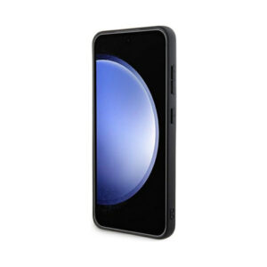 Coque Galaxy S24+ DKNY Leather Mono Stripe & Metal Logo - Samsung noire — visuel 5