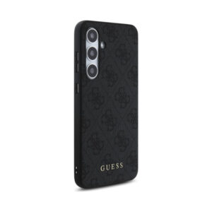Coque Galaxy S24 FE Guess 4G Metal Gold Logo grise — visuel 4