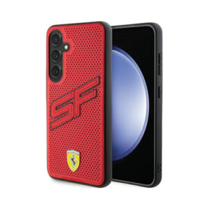 Coque Galaxy S24+ Ferrari Big SF Perforated rouge