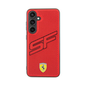 Coque Galaxy S24 Ferrari Big SF Perforated - Samsung rouge — visuel 3
