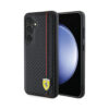 Coque Galaxy S24+ Ferrari Carbon Printed Line noire