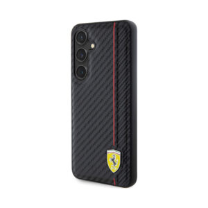 Coque Galaxy S24+ Ferrari Carbon Printed Line noire — visuel 2