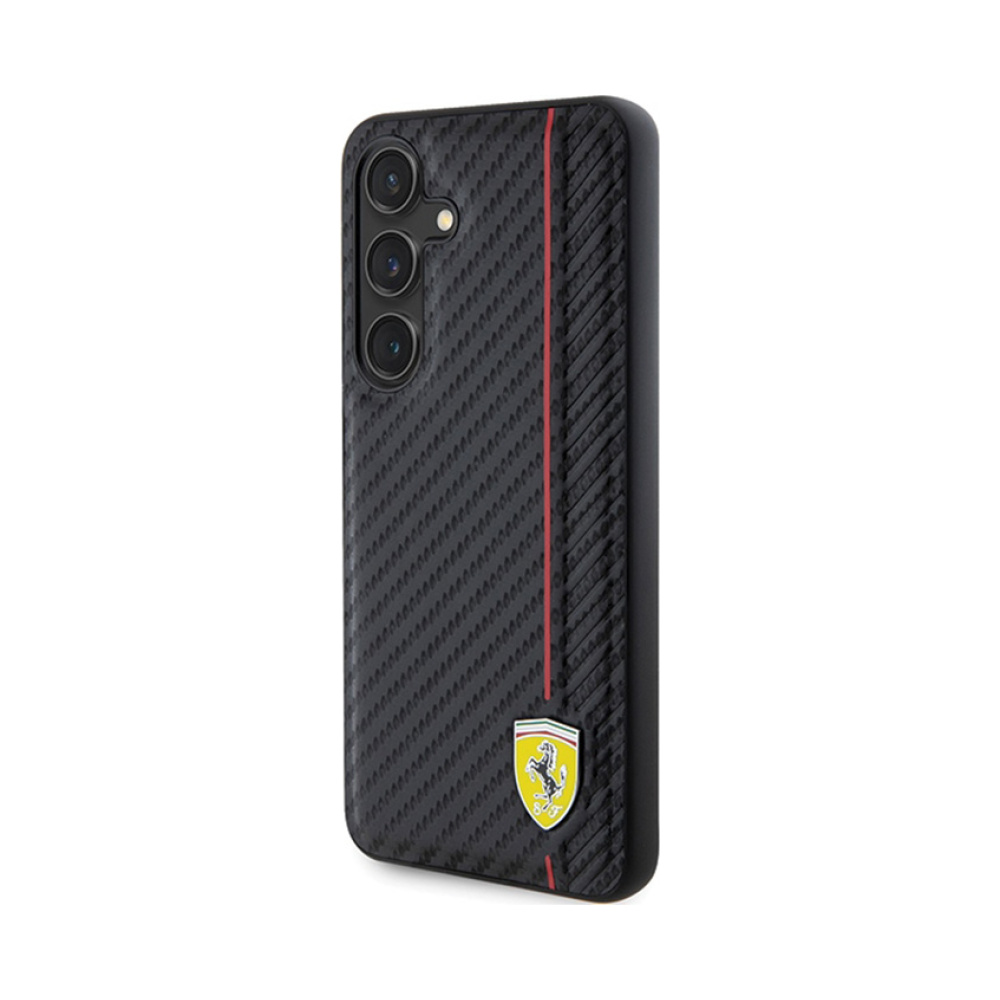 Coque Galaxy S24+ Ferrari Carbon Printed Line noire — visuel 2