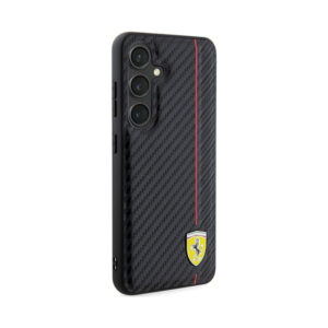 Coque Galaxy S24 Ferrari Carbon Printed Line noire — visuel 4