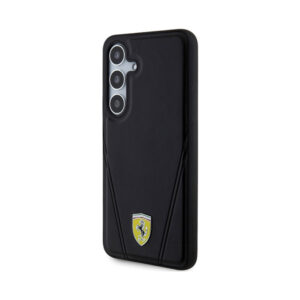 Coque Galaxy S24 Ferrari Hot Stamp V Lines MagSafe - Samsung noire — visuel 2