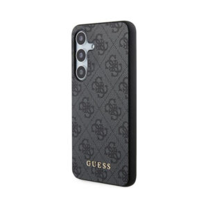 Coque Galaxy S24 Guess 4G Metal Gold Logo noire — visuel 2