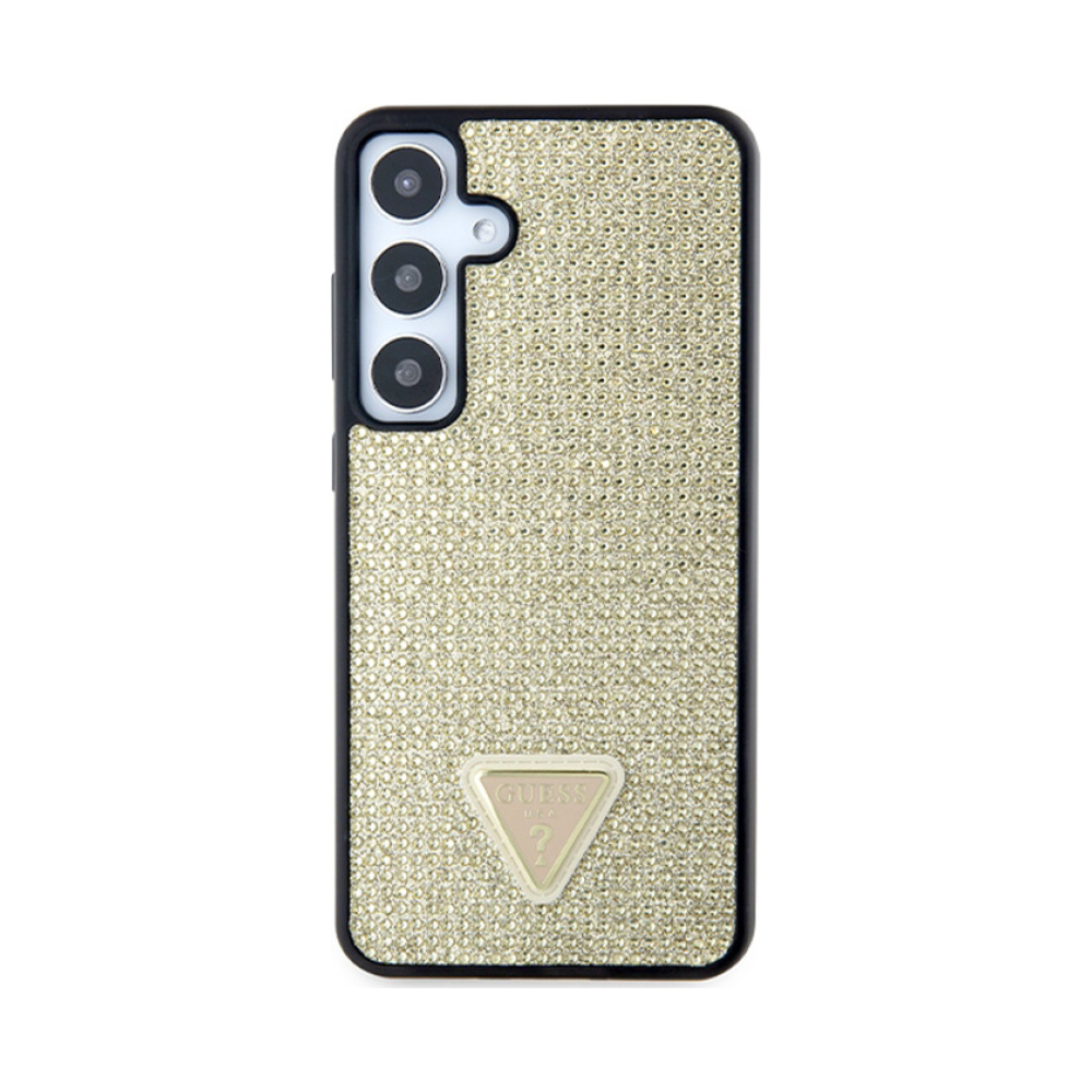 Coque Galaxy S24+ Guess Rhinestone Triangle dorée — visuel 3