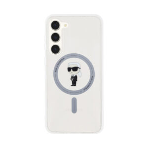 Coque Galaxy S24+ Karl Lagerfeld IML Ikonik MagSafe transparente — visuel 3