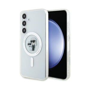 Coque Galaxy S24 Karl Lagerfeld IML Karl & Choupette MagSafe - Samsung transparente