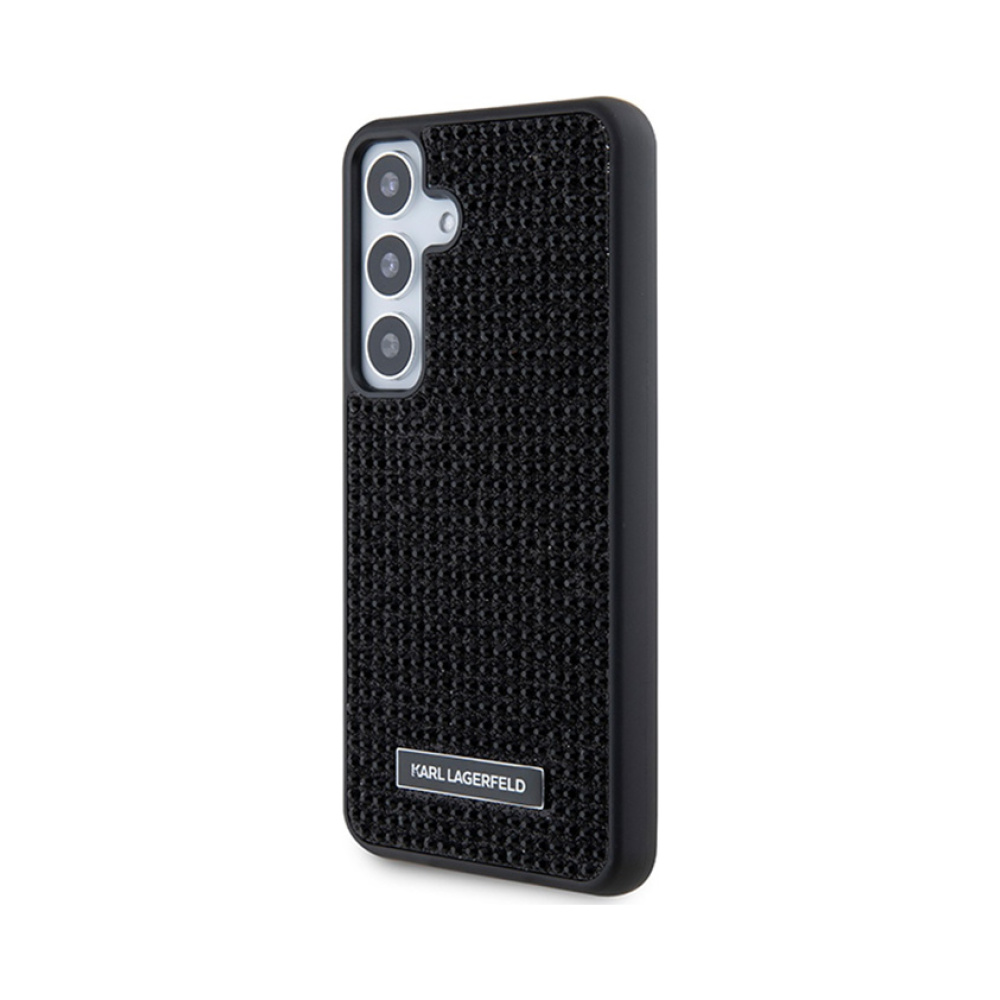 Coque Galaxy S24+ Karl Lagerfeld Rhinestone Metal Logo noire — visuel 2