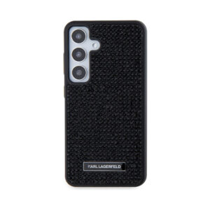 Coque Galaxy S24+ Karl Lagerfeld Rhinestone Metal Logo noire — visuel 3
