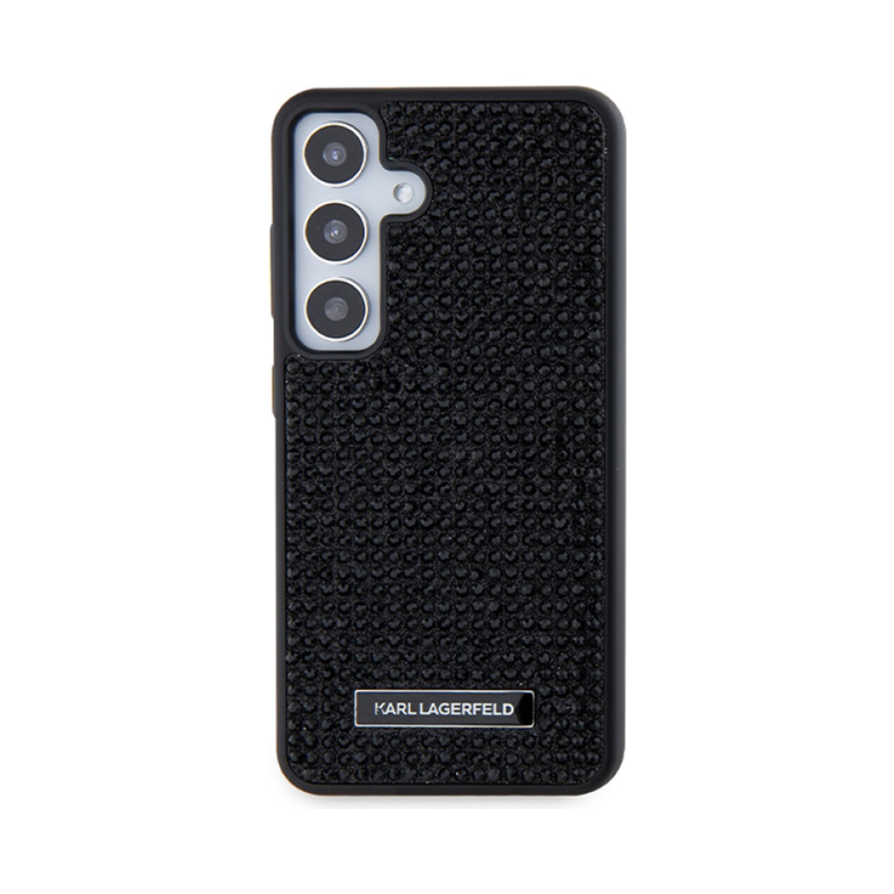 Coque Galaxy S24+ Karl Lagerfeld Rhinestone Metal Logo noire — visuel 3