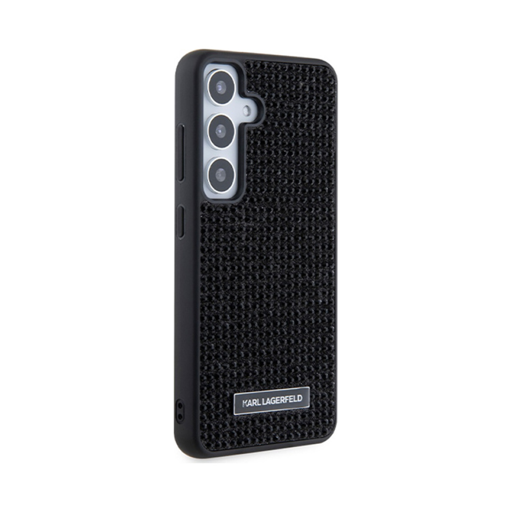 Coque Galaxy S24 Karl Lagerfeld Rhinestone Metal Logo - Samsung noire — visuel 4