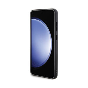 Coque Galaxy S24 Karl Lagerfeld Saffiano Karl & Choupette Metal Pin - Samsung noire — visuel 5