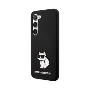 Coque Galaxy S24 Karl Lagerfeld Silicone Choupette - Samsung noire — visuel 2