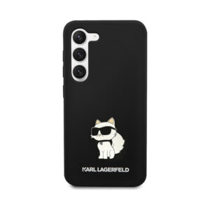 Coque Galaxy S24 Karl Lagerfeld Silicone Choupette - Samsung noire — visuel 3