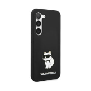 Coque Galaxy S24 Karl Lagerfeld Silicone Choupette - Samsung noire — visuel 4