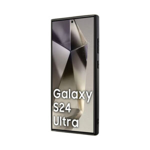 Coque Galaxy S24 Ultra BMW Signature Leather Crossing Lines Pattern noire — visuel 5