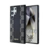 Coque Galaxy S24 Ultra DKNY Leather Checkered Mono Pattern MagSafe noire