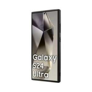 Coque Galaxy S24 Ultra DKNY Leather Checkered Mono Pattern MagSafe noire — visuel 5