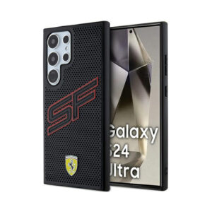 Coque Galaxy S24 Ultra Ferrari Big SF Perforated noire