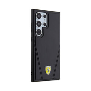 Coque Galaxy S24 Ultra Ferrari Hot Stamp V Lines MagSafe - Samsung noire — visuel 4