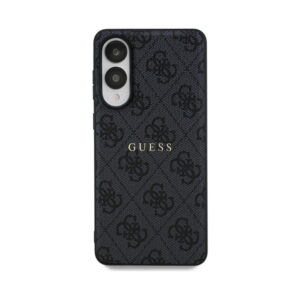 Coque Galaxy S25 Edge Guess 4G Ring Classic Logo MagSafe noire — visuel 3