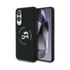 Coque Galaxy S25 Edge Karl Lagerfeld Silicone Double Heads And Circle MagSafe noire