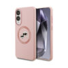 Coque Galaxy S25 Edge Karl Lagerfeld Silicone Double Heads And Circle MagSafe rose