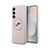 Coque Galaxy S25 FE Karl Lagerfeld Silicone Karl & Choupette Heads MagSafe – Case Samsung rose
