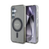 Coque Galaxy S25 Guess Rhinestones Printed Classic Logo MagSafe noire