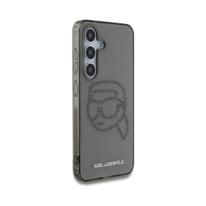 Coque Galaxy S25 Karl Lagerfeld Rhinestones Karl Head Logo noire — visuel 4