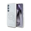 Coque Galaxy S25 Karl Lagerfeld Rhinestones Karl Head Logo transparente