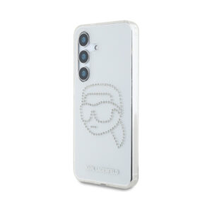 Coque Galaxy S25 Karl Lagerfeld Rhinestones Karl Head Logo transparente — visuel 2