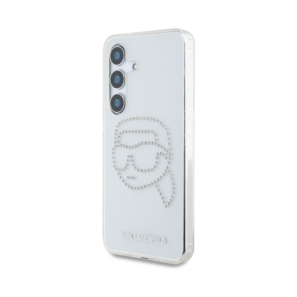 Coque Galaxy S25 Karl Lagerfeld Rhinestones Karl Head Logo transparente — visuel 2