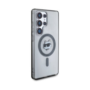 Coque Galaxy S25 Ultra Karl Lagerfeld Button Choupette Head Printed Logo MagSafe noire — visuel 4