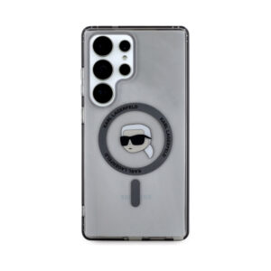 Coque Galaxy S25 Ultra Karl Lagerfeld Button Karl Head Printed Logo MagSafe noire — visuel 3
