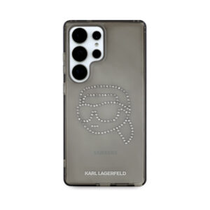 Coque Galaxy S25 Ultra Karl Lagerfeld Rhinestones Karl Head Logo noire — visuel 3