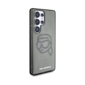 Coque Galaxy S25 Ultra Karl Lagerfeld Rhinestones Karl Head Logo noire — visuel 4