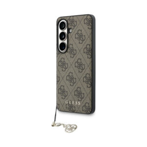 Coque Galaxy S26 Guess 4G Classic Logo Charm MagSafe - Samsung brune — visuel 2