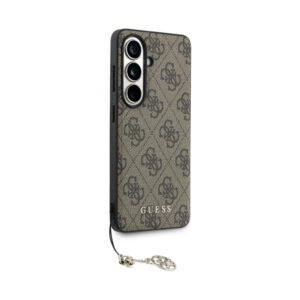 Coque Galaxy S26 Guess 4G Classic Logo Charm MagSafe - Samsung brune — visuel 3