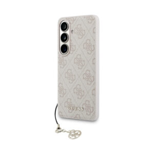 Coque Galaxy S26 Guess 4G Classic Logo Charm MagSafe - Samsung rose — visuel 2