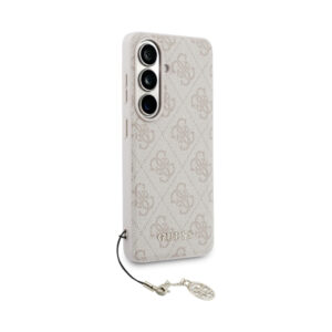 Coque Galaxy S26 Guess 4G Classic Logo Charm MagSafe - Samsung rose — visuel 3
