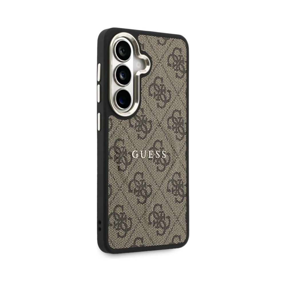 Coque Galaxy S26 Guess 4G Embossed Ring MagSafe - Samsung brune — visuel 4